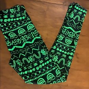 OS LuLaRoe St Patrick’s Day leggings. 2019